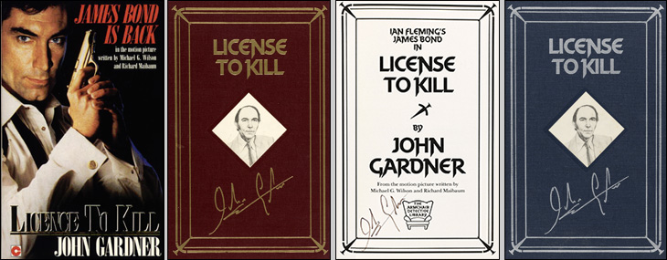 LICENCE TO KILL Coronoet UK Paperback | LICENSE TO KILL US Armchair Detective 