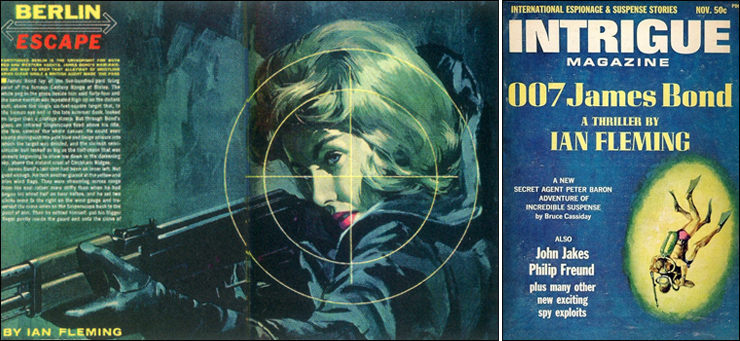 Berlin Escape (THE LIVING DAYLIGHTS) Argosy Magazine1962/Intrigue Magazine 1965