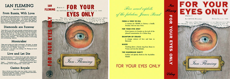 FOR YOUR EYES ONLY Viking Books first edition artwork by Richard Chopping
