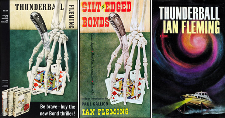 THUNDERBALL Viking Press/GILT-EDGED BONDS US First editions 