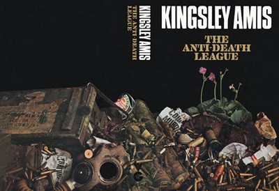 The Anti-Death League by Kingsley Amis - cover designed by Raymond Hawkey