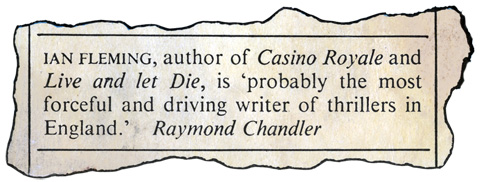 Raymond Chandler endorsement 