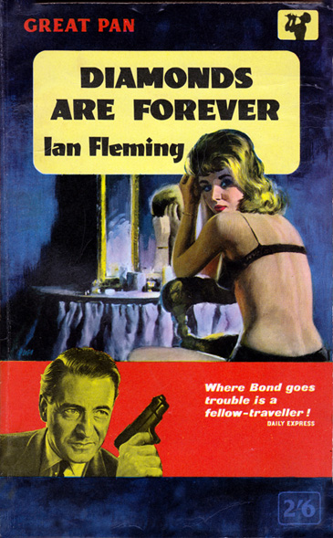 DIAMONDS ARE FOREVER PAN Paperback G101 cover artwork by Pat Owen