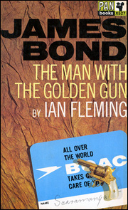THE MAN WITH THE GOLDEN GUN Cover design by Raymond Hawkey