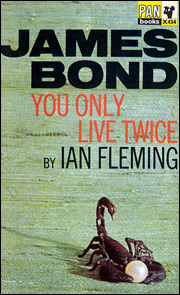 YOU ONLY LIVE TWICE Cover design by Raymond Hawkey