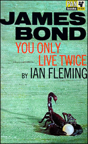 YOU ONLY LIVE TWICE Cover design by Raymond Hawkey