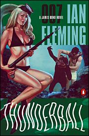 THUNDERBALL Penguin paperback Cover design by Roseanne Serra and Richie Fahey