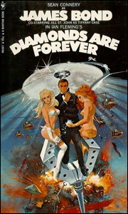 DIAMONDS ARE FOREVER Bantam paperback movie tie-in edition