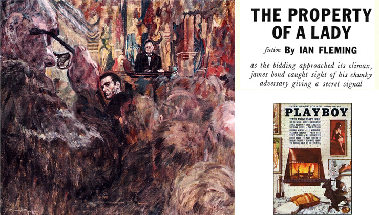 PLAYBOY - THE PROPERTY OF A LADY illustrated by Richard Frooman
