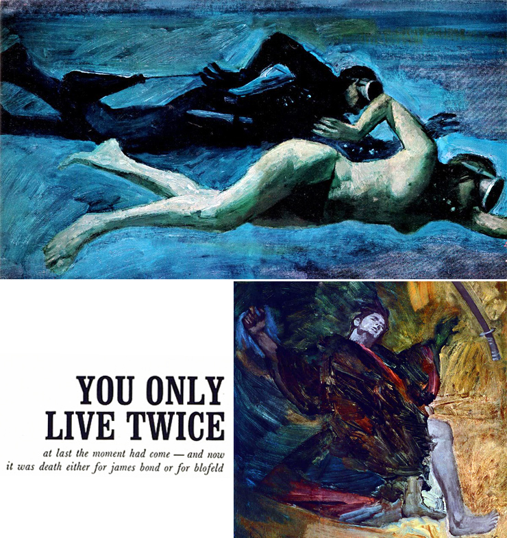 PLAYBOY - YOU ONLY LIVE TWICE illustrated by Daniel Schwartz