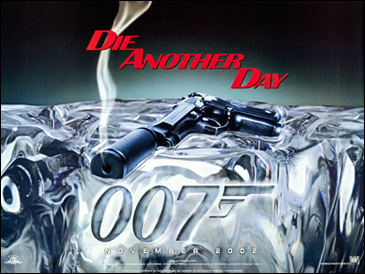 Die Another Day (2002) Advance quad-crown poster