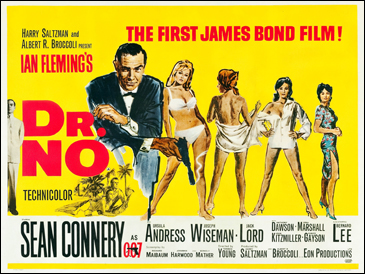 Dr. No (1962) Quad-crown poster