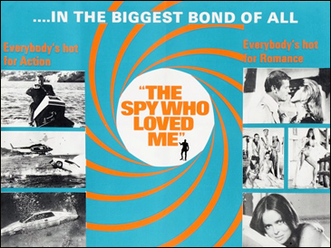 Marler Haley The Spy Who Loved Me quad-crown poster