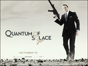 Quantum of Solace (2008) Advance quad-crown poster