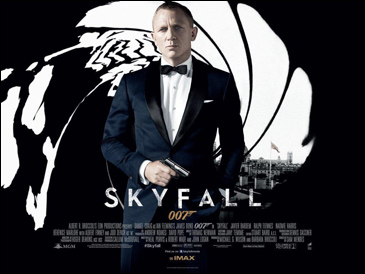 Skyfall (2012) Quad-crown poster