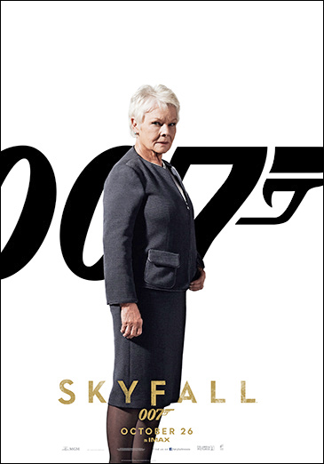 Skyfall Judi Bench as M