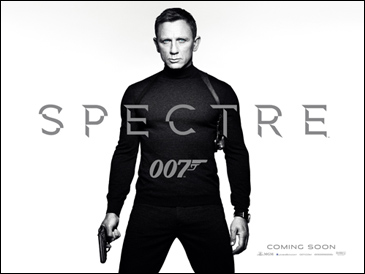 Spectre (2015) Advance quad-crown poster