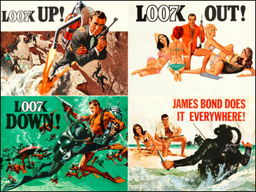 Thunderball (1965) Advance teaser quad-crown poster