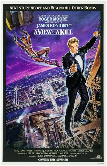 A View To A Kill (1985) Advance One Sheet poster