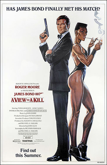 A View To A Kill (1985) Advance One Sheet poster [Style B]