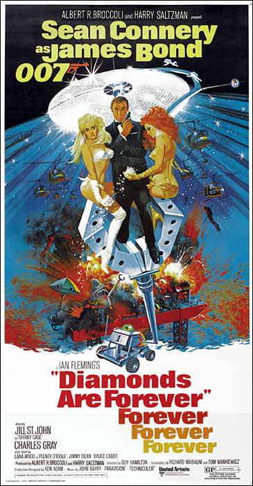 Diamonds Are Forever US Three-Sheet