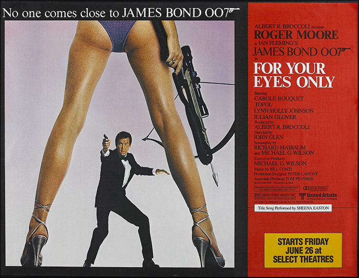 For Your Eyes Only (1981) Subway poster