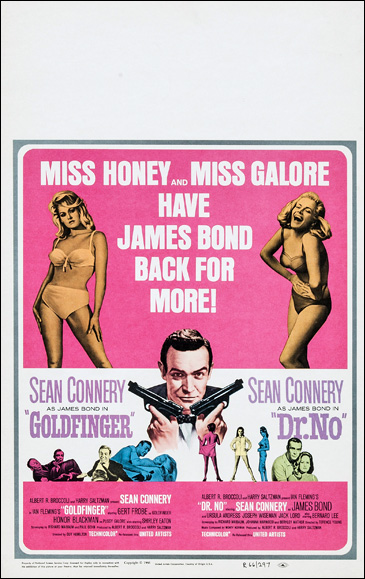 Goldfinger/Dr. No Window Card