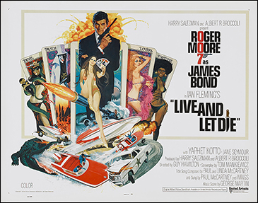 Live And Let Die International half-sheet