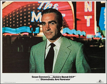 Diamonds Are Forever 1984 reissue lobby card