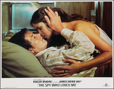 The Spy Who Loved Me 1984 reissue lobby card