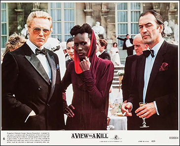 A View To A Kill (1985) mini lobby card