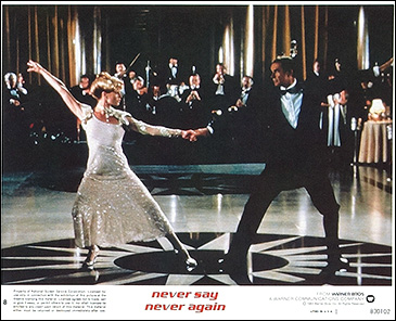 Never Say Never Again (1983) mini lobby card