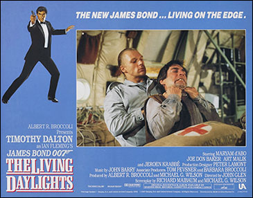 The Living Daylights (1987) lobby card