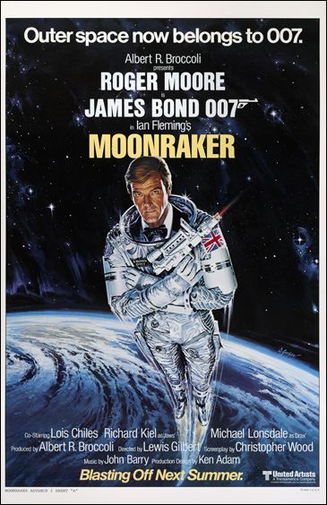 Moonraker (1979) [Style A] Advance One Sheet poster