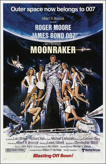 Moonraker (1979) [Style B] Advance One Sheet poster