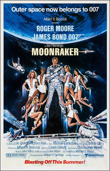 Moonraker (1979) [Style B] Advance One Sheet poster