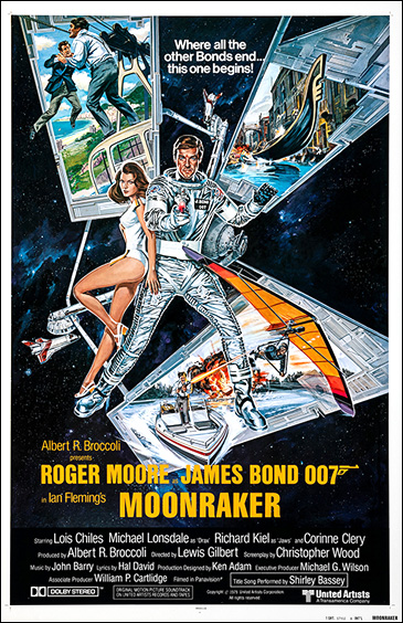 Moonraker One-Sheet (Style B International)