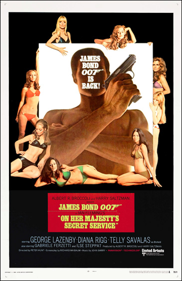 On Her Majesty's Secret Service (1969) Advance One Sheet poster