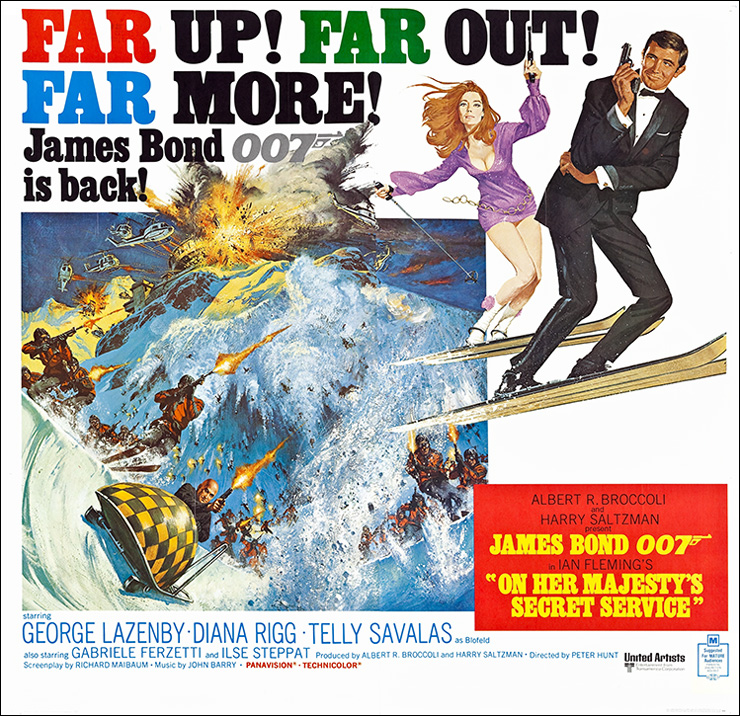 On Her Majesty's Secret Service Six-Sheet