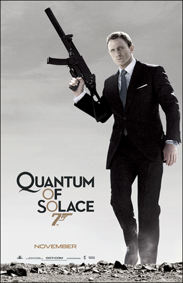 Quantum of Solace (2008) [Alternate Style] Advance One Sheet poster