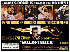 Goldfinger Subway poster
