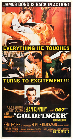 Goldfinger Three sheet