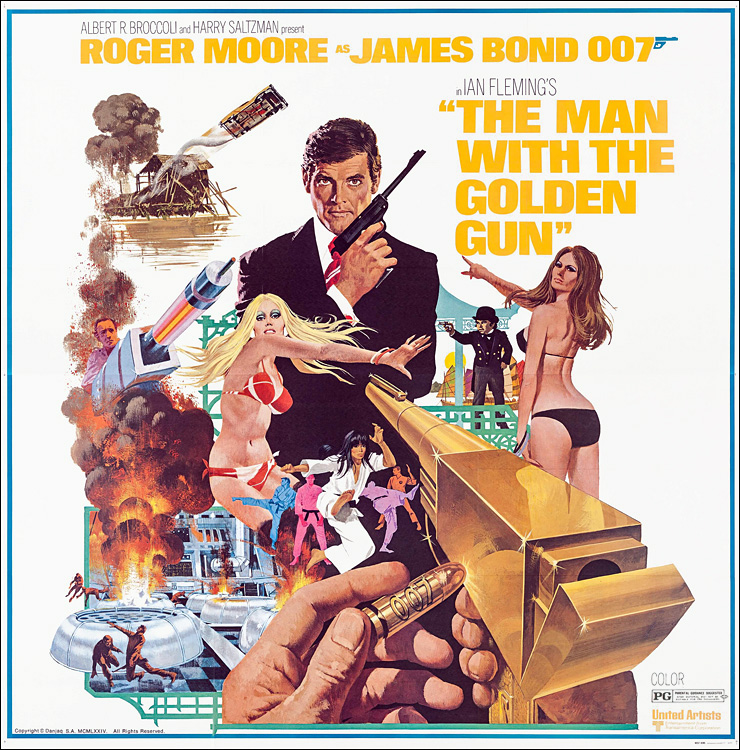 The Man With The Golden Gun Six-Sheet