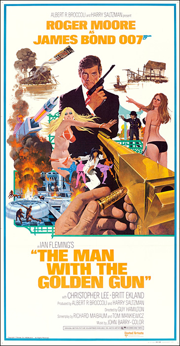 The Man With The Golden Gun US Three-Sheet