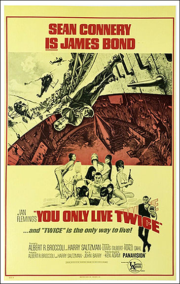 You Only Live Twice Benton Window Card