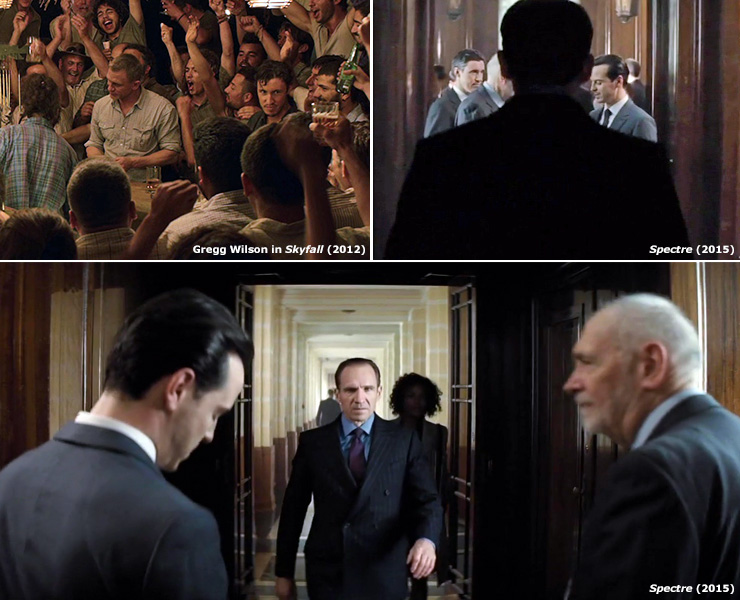 Gregg Wilson cameo in Skyfall (2012)/Michael G. Wilson cameo in Spectre (2015)