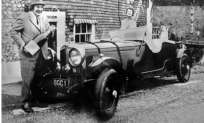 Mr. & Mrs. Ogilvie-Lang, the original owners of the Duck Inn, Pett Bottom when Ian Fleming would visit their public house in the early 1960's.