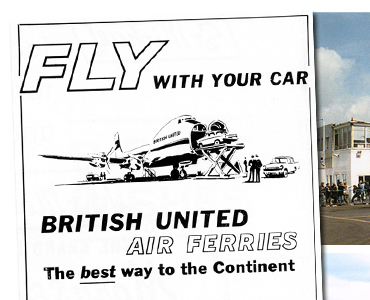 British United Air Ferries advert from the Goldfinger Premiere Brochure (1964)