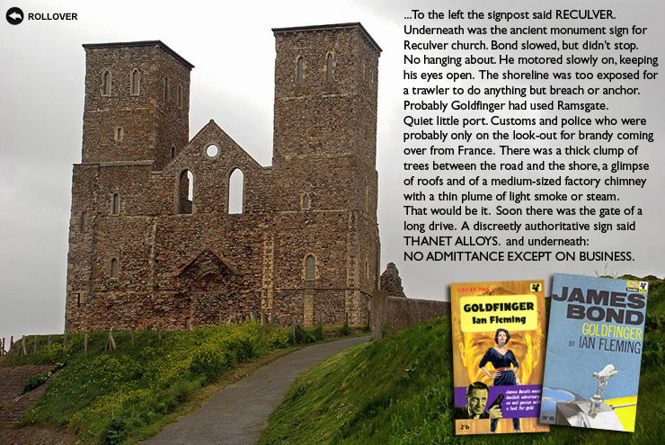 Reculver Towers GOLDFINGER