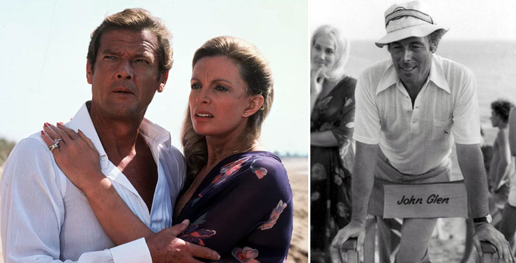 Roger Moore & Cassandra Harris | John Glen & Cyd Child For Your Eyes Only (1981)